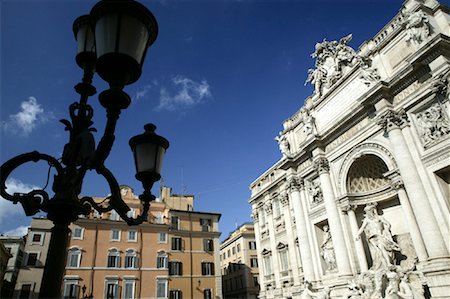 fontana di trevi - Trevi Fountain, Rome, Italy Fotografie stock - Rights-Managed, Codice: 700-01378459