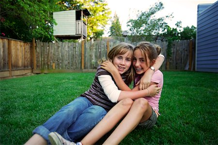 Portrait de jeune fille amis Photographie de stock - Rights-Managed, Code: 700-01378551