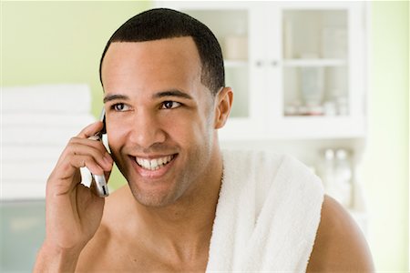 Man Using Cellular Phone Stock Photo - Rights-Managed, Code: 700-01378643