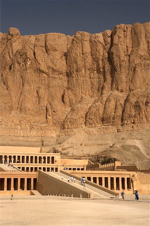 Hatshepsut Temple, Deir al-Bahri, Egypt Foto de stock - Direito Controlado, Número: 700-01429354