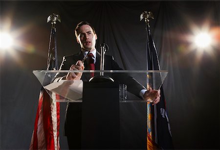 podium not business - Portrait of Politician Stock Photo - Rights-Managed, Code: 700-01459174