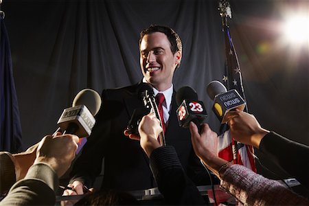 Reporters Interviewing Politician Stock Photo - Rights-Managed, Code: 700-01459178