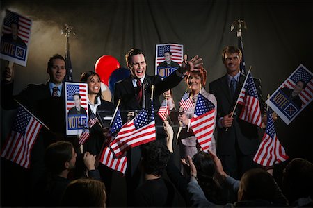 podium excitement - Portrait of Politicians Stock Photo - Rights-Managed, Code: 700-01459196