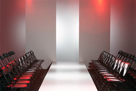 stage chair - Fashion Runway Stock Photo - Rights-Managed, Code: 700-01459200