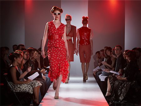 runway lights - Fashion Show Stock Photo - Rights-Managed, Code: 700-01464108