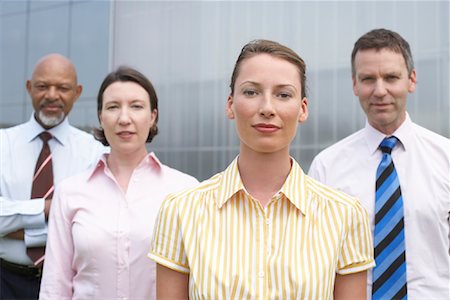 portrait of bald woman - Portrait of Business People Stock Photo - Rights-Managed, Code: 700-01464185