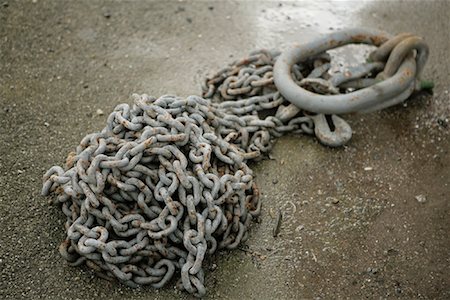 encadenar - Close-up of Chain Foto de stock - Con derechos protegidos, Código: 700-01463969