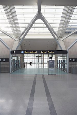 empty airport - Pearson International Airport, Toronto, Ontario, Canada Stock Photo - Rights-Managed, Code: 700-01538745