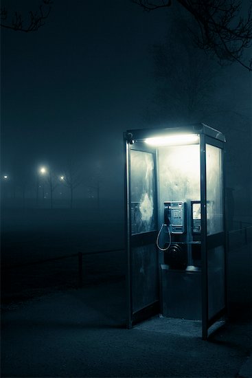 Telephone Booth at Night, Edinburgh, Midlothian, Scotland, UK Stock Photo - Premium Rights-Managed, Artist: Tim Hurst, Image code: 700-01538870