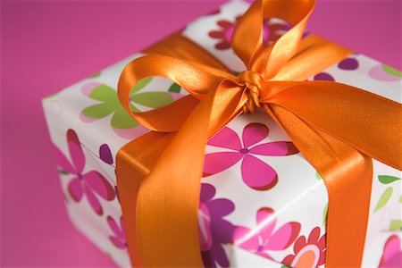 Close-Up of Wrapped Gift Stock Photo - Rights-Managed, Code: 700-01539025