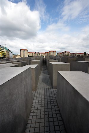 Mémorial de l'Holocauste, Berlin, Allemagne Photographie de stock - Rights-Managed, Code: 700-01579362