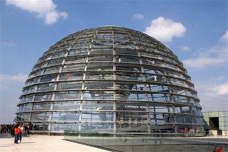 Kuppel auf dem Reichstag, Berlin, Deutschland Stockbilder - Lizenzpflichtiges, Bildnummer: 700-01579370