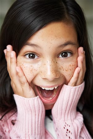 shocked tween girls - Girl Looking Surprised Stock Photo - Rights-Managed, Code: 700-01572083