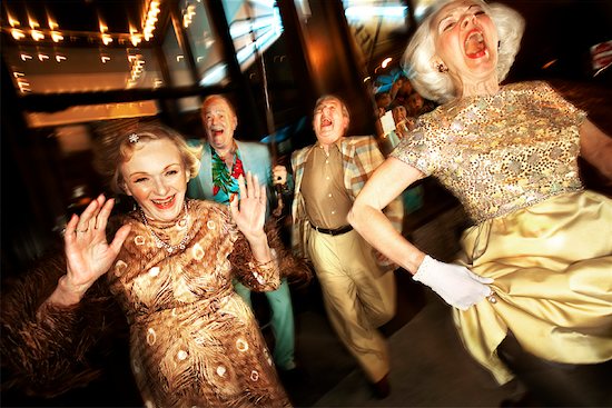 Couples Dancing in Club Stock Photo - Premium Rights-Managed, Artist: Brian Kuhlmann, Image code: 700-01585942