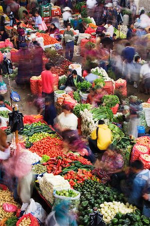 Vegetable Market, Chichicastenango, Guatemala Stock Photo - Rights-Managed, Code: 700-01586982