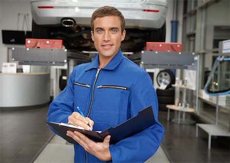 simsearch:700-01587049,k - Portrait of Mechanic Foto de stock - Con derechos protegidos, Código: 700-01587058