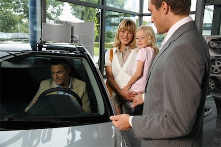 pic of a girl inside a car - Car Salesman Selling Car to Family Stock Photo - Rights-Managed, Code: 700-01587114