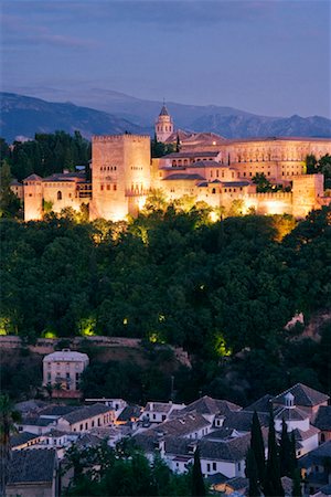 simsearch:400-04706679,k - Alhambra, Granada, Spain Foto de stock - Con derechos protegidos, Código: 700-01587213