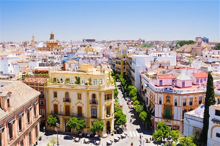 spanish street architecture - Seville, Andalucia, Spain Stock Photo - Rights-Managed, Code: 700-01587229