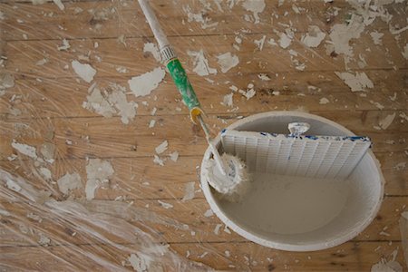 dirty building - Paint and Paint Roller Stock Photo - Rights-Managed, Code: 700-01581805