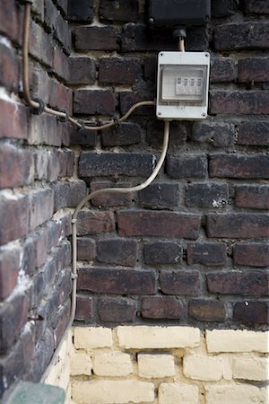 Electrical Installation on Exterior of House Stock Photo - Rights-Managed, Code: 700-01581800