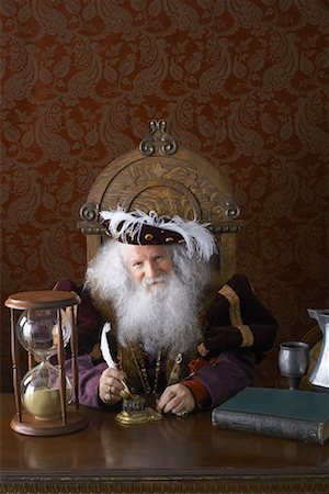 quill - Portrait of King Stock Photo - Rights-Managed, Code: 700-01582222