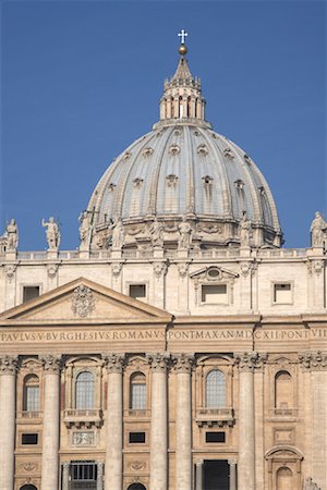 Saint Peter's Basilica, Rome, Italy Foto de stock - Direito Controlado, Número: 700-01595820