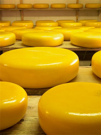 dairy farm - Gouda Cheese at Dairy Farm, Alphen Aan Den Rijn, Netherlands Stock Photo - Rights-Managed, Code: 700-01606974