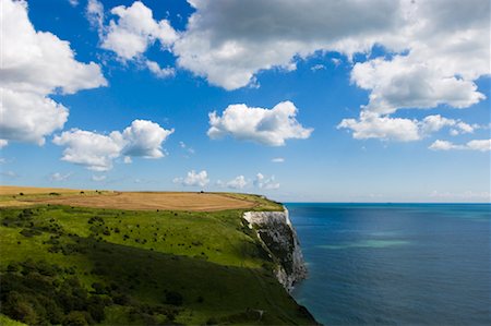 Overview of Cliffs, Dover, Kent, England Foto de stock - Con derechos protegidos, Código: 700-01615121