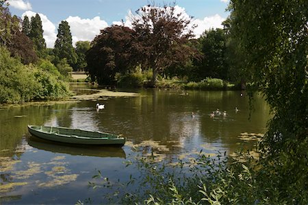 Étang dans le parc, Sandringham, Norfolk, Angleterre Photographie de stock - Rights-Managed, Code: 700-01615173
