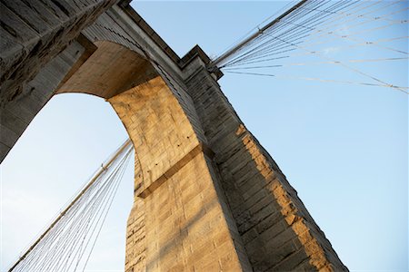 sun rise new york - Brooklyn Bridge, NYC, New York, USA Stock Photo - Rights-Managed, Code: 700-01616549