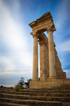 pillar and stairs - Sanctuary of Apollo Hylates, Kourion, Cyprus Stock Photo - Rights-Managed, Code: 700-01616601