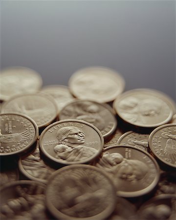 Dollar Coins Stock Photo - Rights-Managed, Code: 700-01616808