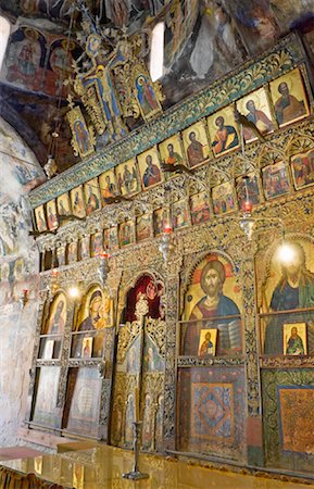 religious art cyprus - Virgin Mary the Hryseleoysis Church, Emba, Paphos, Cyprus Foto de stock - Con derechos protegidos, Código: 700-01616801