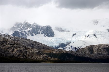 Canal Beagle et les montagnes, Chili, Patagonie Photographie de stock - Rights-Managed, Code: 700-01616832