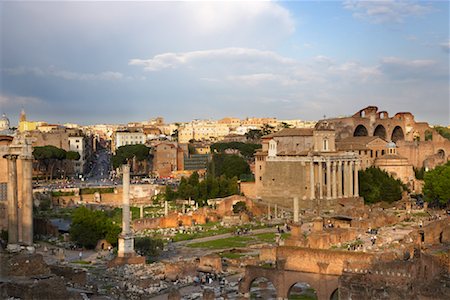 famous ancient roman landmarks - The Forum, Rome, Italy Stock Photo - Rights-Managed, Code: 700-01616872