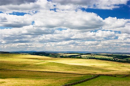 Farmland Near Hadrian's Wall, Northumberland, England Foto de stock - Con derechos protegidos, Código: 700-01617030