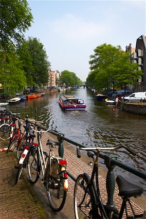 Canal, Amsterdam, Netherlands Foto de stock - Con derechos protegidos, Código: 700-01632740