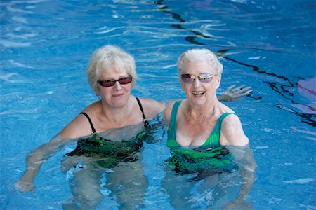 exercise for women over 50 years old - Women Swimming Stock Photo - Rights-Managed, Code: 700-01645225