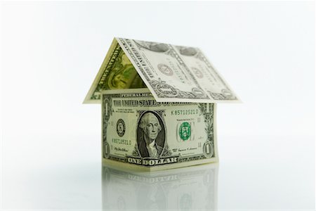 folding - House Made of Money Stock Photo - Rights-Managed, Code: 700-01646206