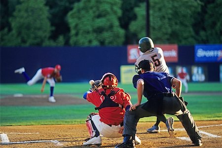 Jeu de baseball Photographie de stock - Rights-Managed, Code: 700-01670767