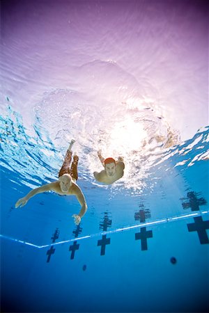 red headed underwater - Men Swimming Stock Photo - Rights-Managed, Code: 700-01670879