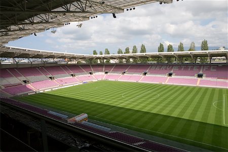 empty stadium seats - Interior of Stadium, Geneva, Switzerland Stock Photo - Rights-Managed, Code: 700-01694382