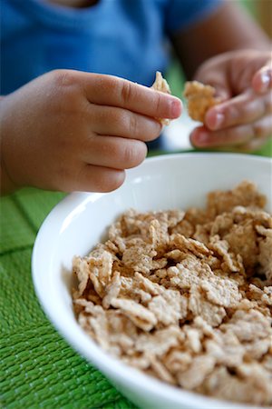 Child Eating Cereal Stock Photo - Rights-Managed, Code: 700-01694474