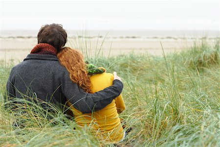 Couple Sitting in Grass, Ireland Stock Photo - Rights-Managed, Code: 700-01694894