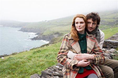 simsearch:700-01694883,k - Couple Sitting on Stone Wall, Ireland Stock Photo - Rights-Managed, Code: 700-01694927