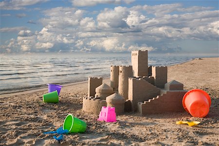 Sandcastle Stock Photo - Rights-Managed, Code: 700-01695414