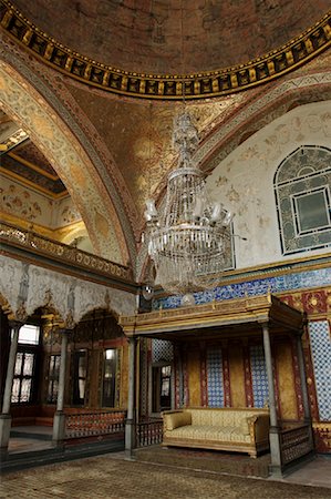 Interior of Topkapi Palace, Istanbul, Turkey Stock Photo - Rights-Managed, Code: 700-01717052