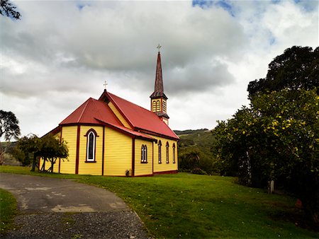 simsearch:600-01458388,k - Old Fashioned Church, New Zealand Photographie de stock - Rights-Managed, Code: 700-01717104