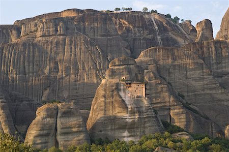 The Monastery of Saint Nicholas Anapausas, Meteora, Greece Fotografie stock - Rights-Managed, Codice: 700-01717726